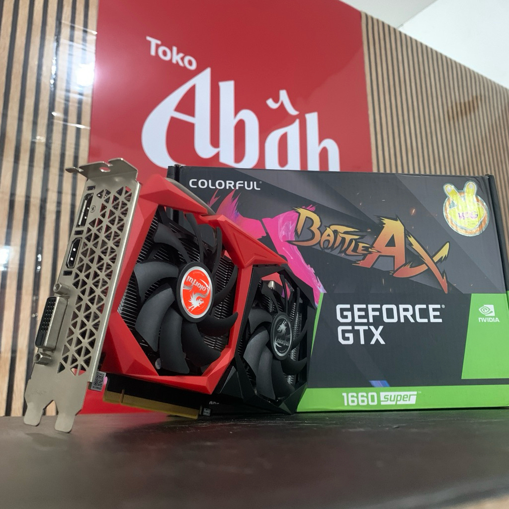 VGA / GPU COLORFUL NVIDIA GEFORCE GTX 1660 SUPER 6GB GDDR6 SECOND (BEKAS)