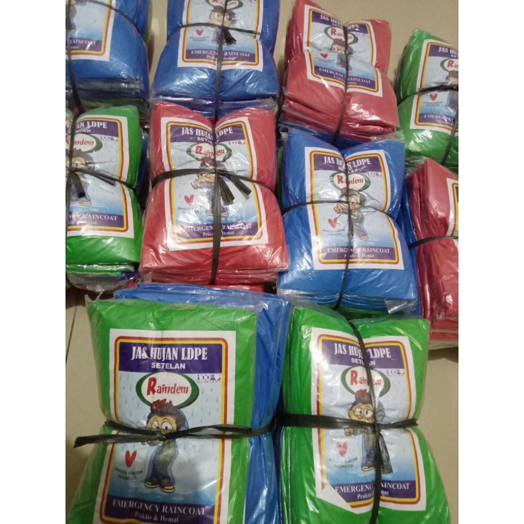 Jas Hujan LDPE Setelan