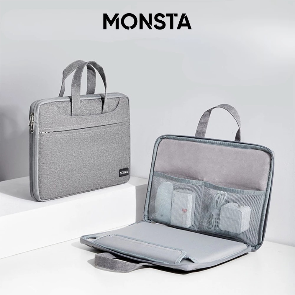 Monsta Laptop Organizer - Tas Laptop/Tas Pelindung Laptop/Tas Ipad/Tas Tablet/Samsung/Waterproof/Sle