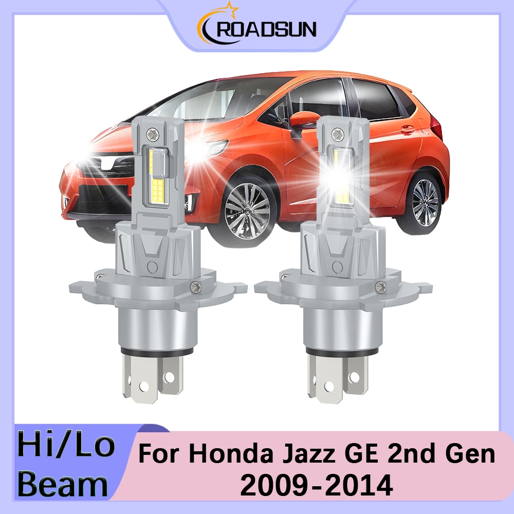 [For Honda Jazz GE 2nd Gen 2009-2014] Sepasang LED Lampu Depan Mobil Lampu Kabut 12-24V 300W 24000LM