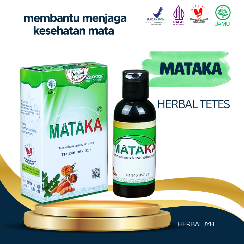 Herbal Mataka 60ml- Herbal Tetes Madu Untuk Menjaga & Menyehatkan Mata