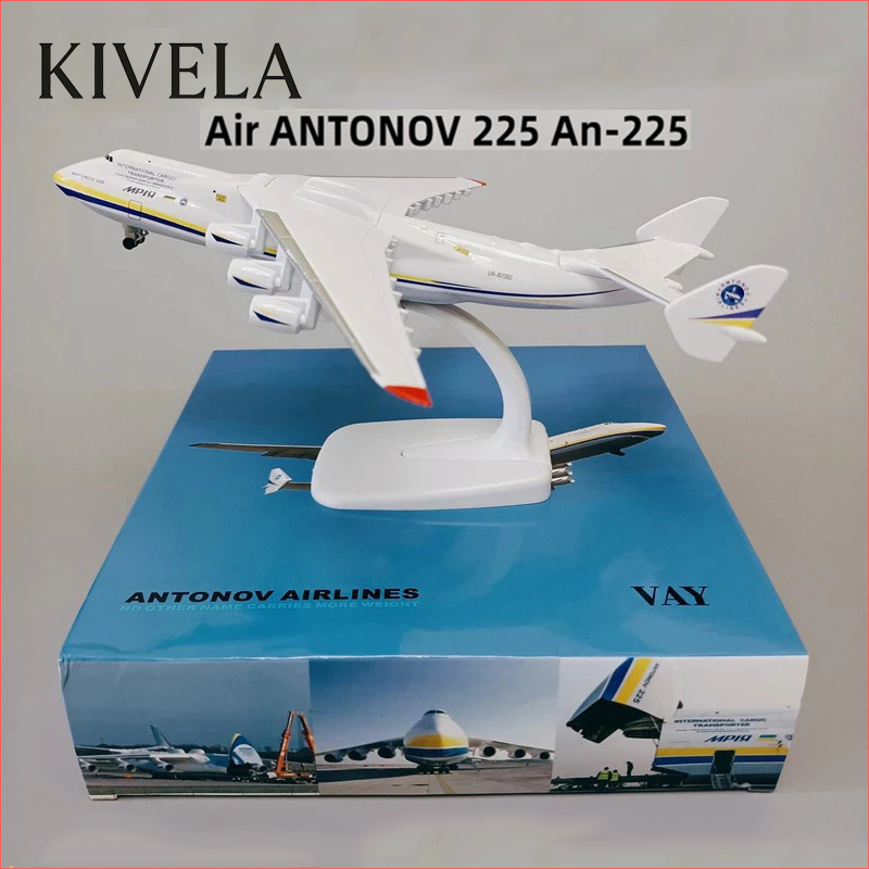1:400 Miniatur Diecast Pesawat Antonov AN-225 Bahan Full / Beluga XL Diecast Pesawat Besi ada Roda a