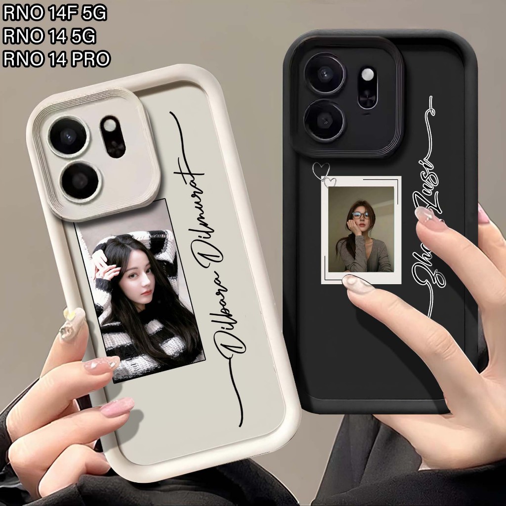Softcase Custom Foto / Gambar Oppo Reno 14 5G 14F 5G 14 PRO - Casing Rubber Custom Foto / Gambar Opp