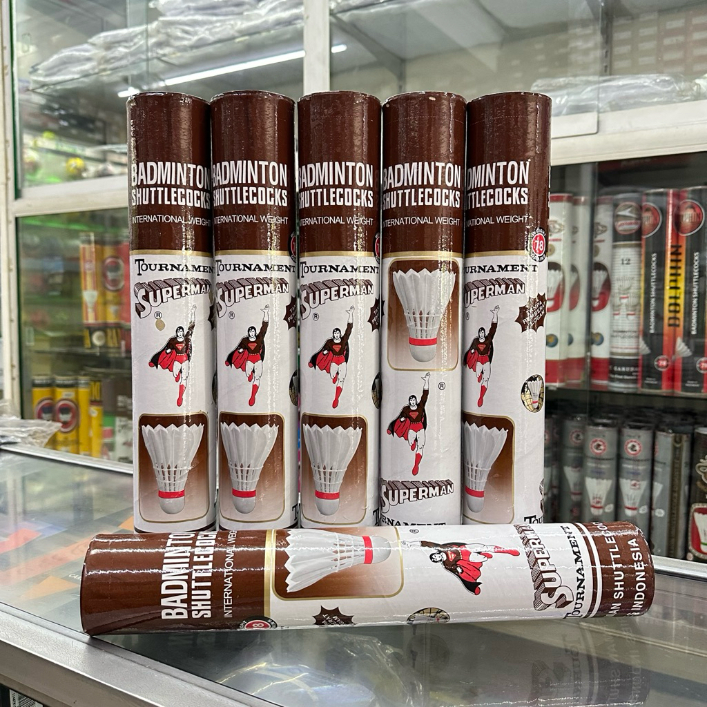 Shuttlecock Superman Coklat / Kok superman Coklat Original