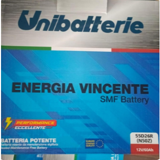 Aki Mobil UNIBATT N50Z dan N50ZL 12V 60Ah