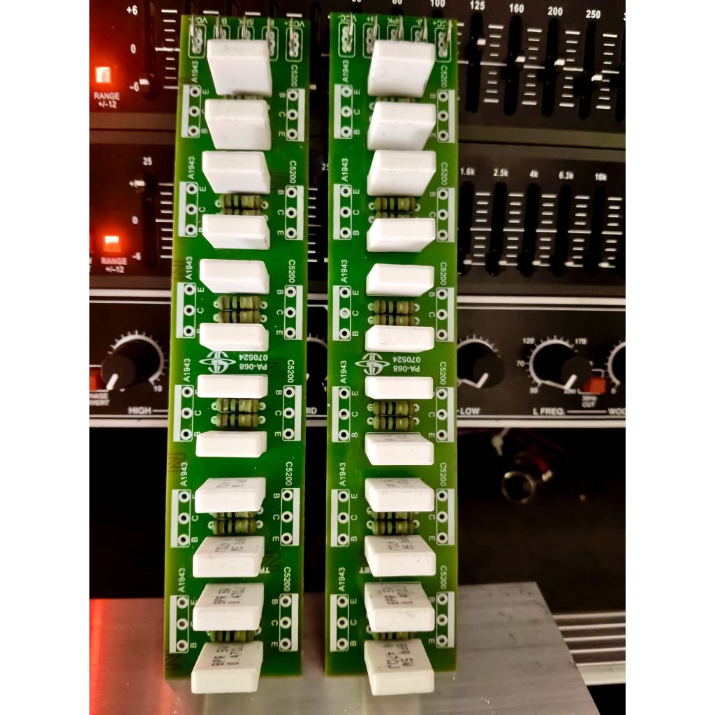 Pcb line final untuk 6 set TR final Toshiba siap pakai