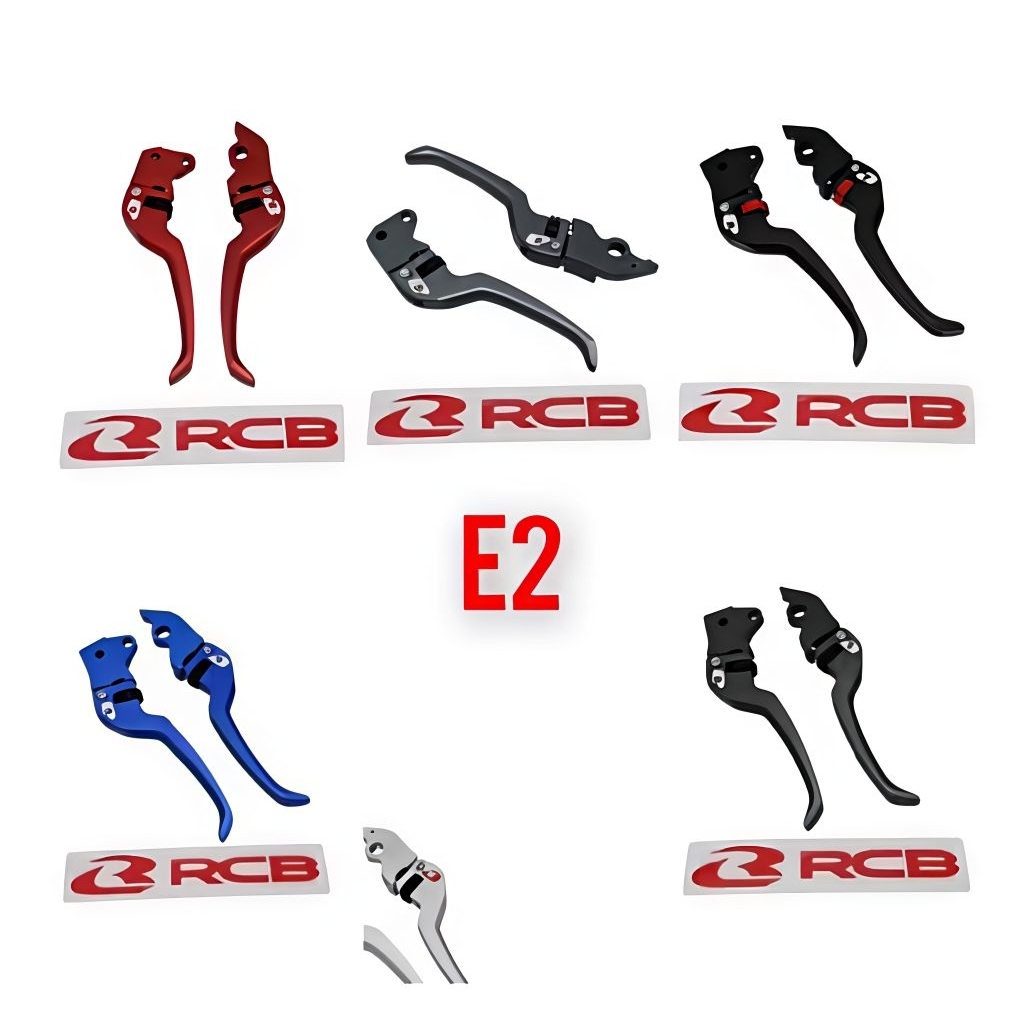 Handle Rem RCB E2 Nmax Vario Scoopy Beat Deluxe Sepasang Handle Kiri dan Handle Kanan Asli RCB Origi