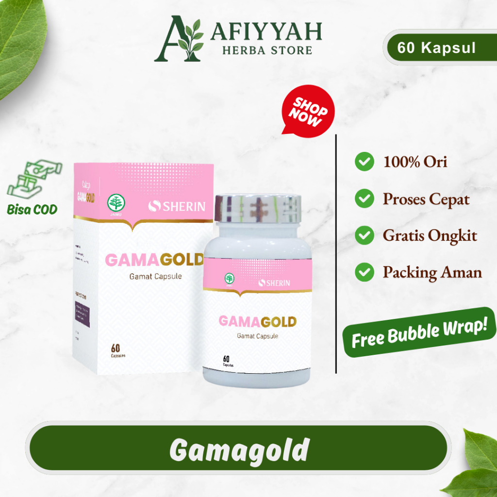 Sherin - Gamagold Kapsul Kecantikan isi 60 Kapsul