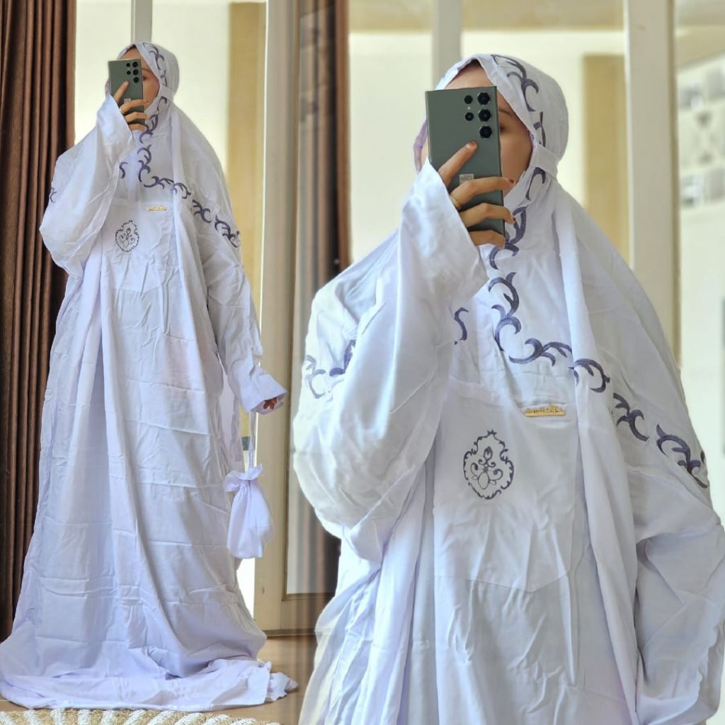 mukenah terusan rayon