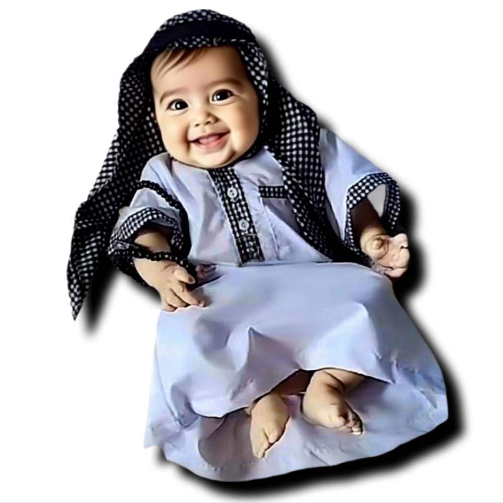 BAJU GAMIS KOKO BAYI SET SORBAN 0-2 TAHUN JUBAH BAYI BAJU GAMIS KOKO BAYI TURKI LENGAN PENDEK