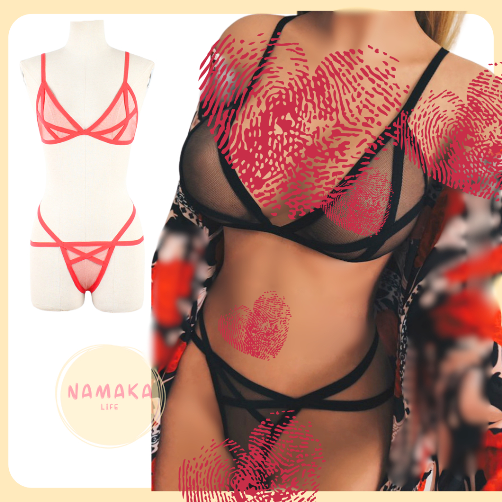 [NL] LINGERIE BIKINI SET WANITA PEREMPUAN PREMIUM LINJERI CD KOLOR BH BRA SEXY SEE PAKAIAN DALAM DAL