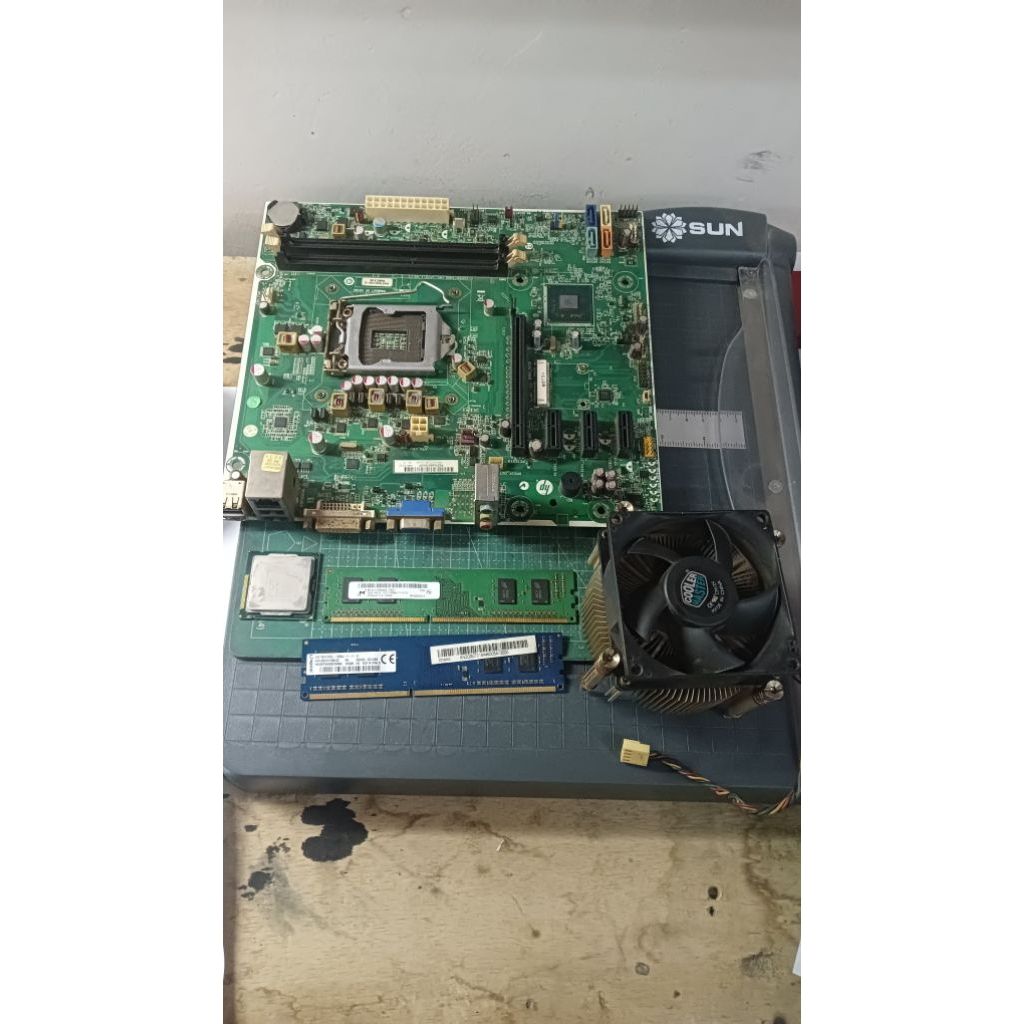 Paket Mobo H61/Ram/i3 Second