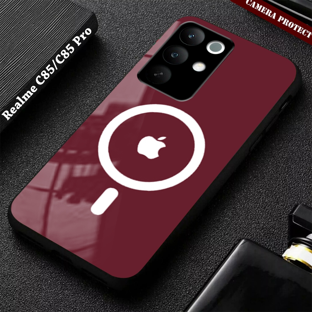 Softcase Kaca Akrilic Realme C85/Pro Terbaru [FC60] Casing Handphone - Pelindung Handphone - Aksesor
