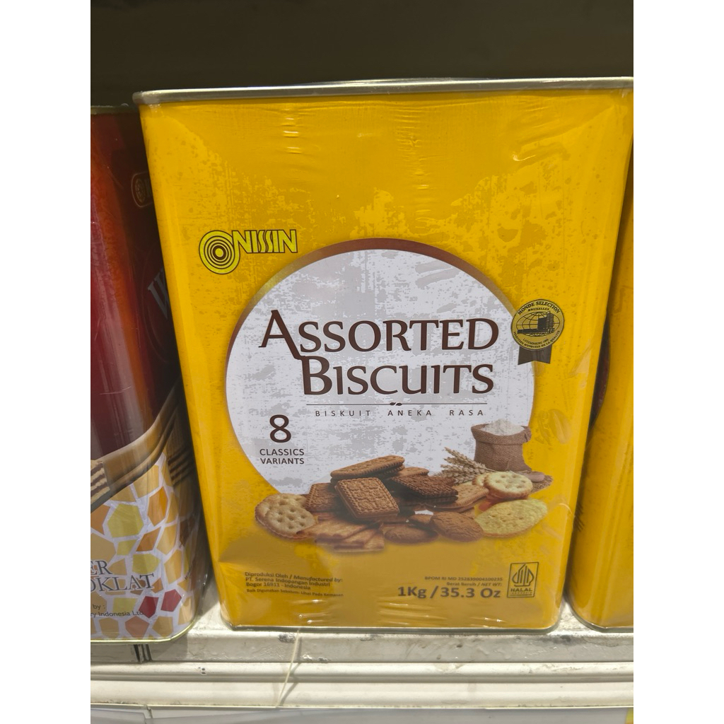Nissin Assorted Yellow 1 kg kaleng