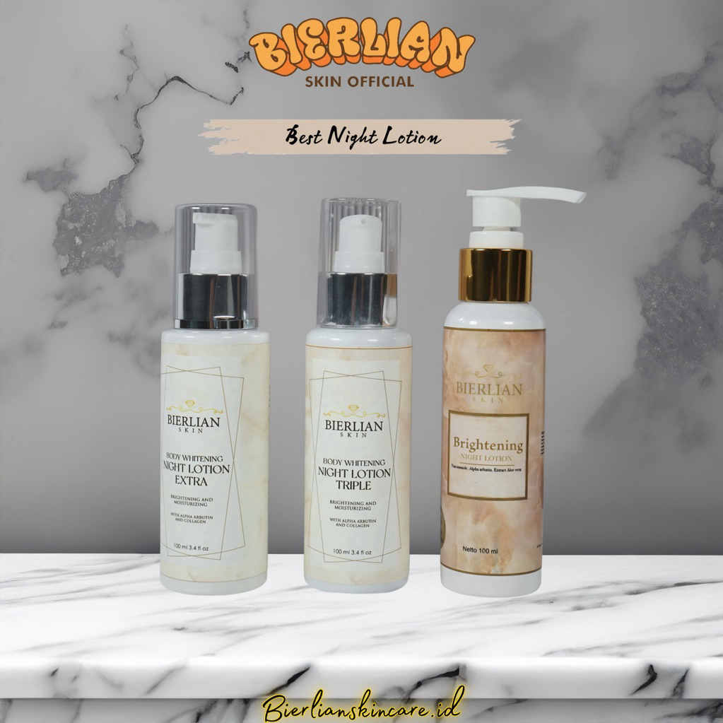 BIERLIAN HANDBODY MALAM BODY LOTION WHITENING Bierlian Night Lotion/HB Pemutih Bierlian