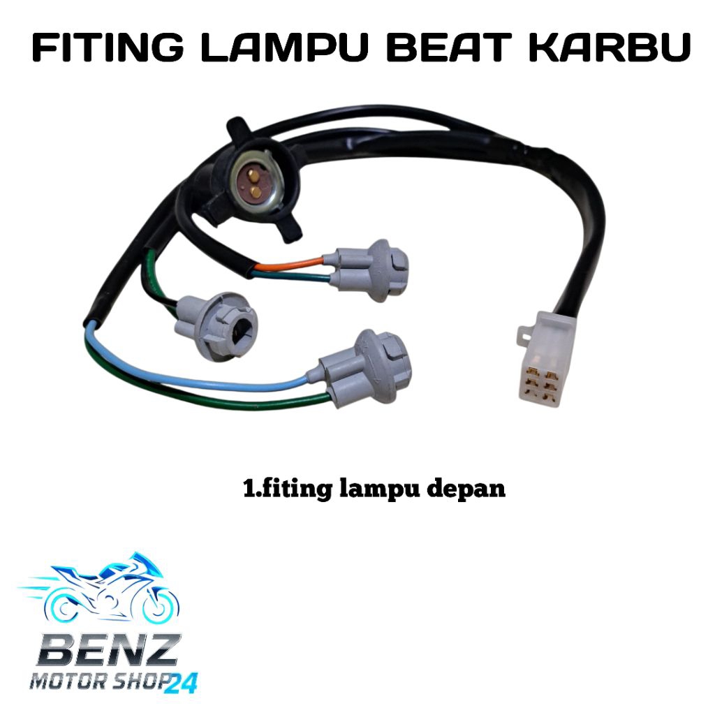 FITING LAMPU DEPAN BEAT KARBU KVY