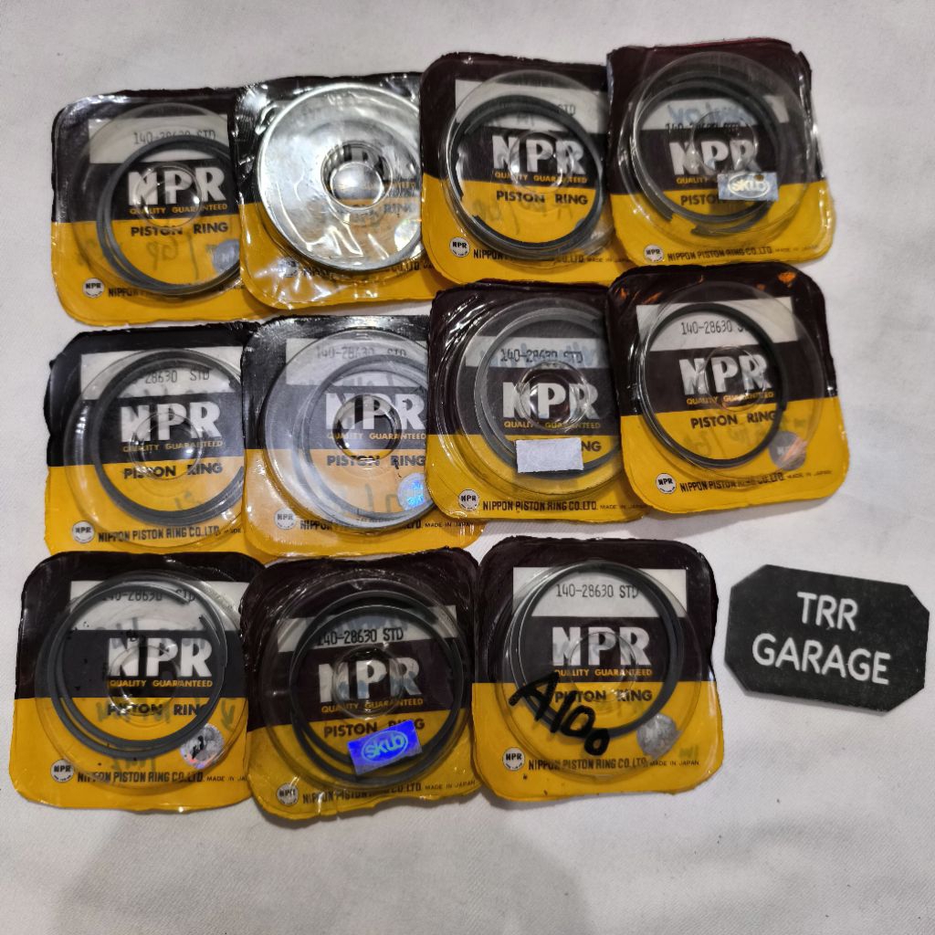 Ring seher piston Suzuki a100 a 100 econos  OS over size oversize 0 std standar non original merk NP