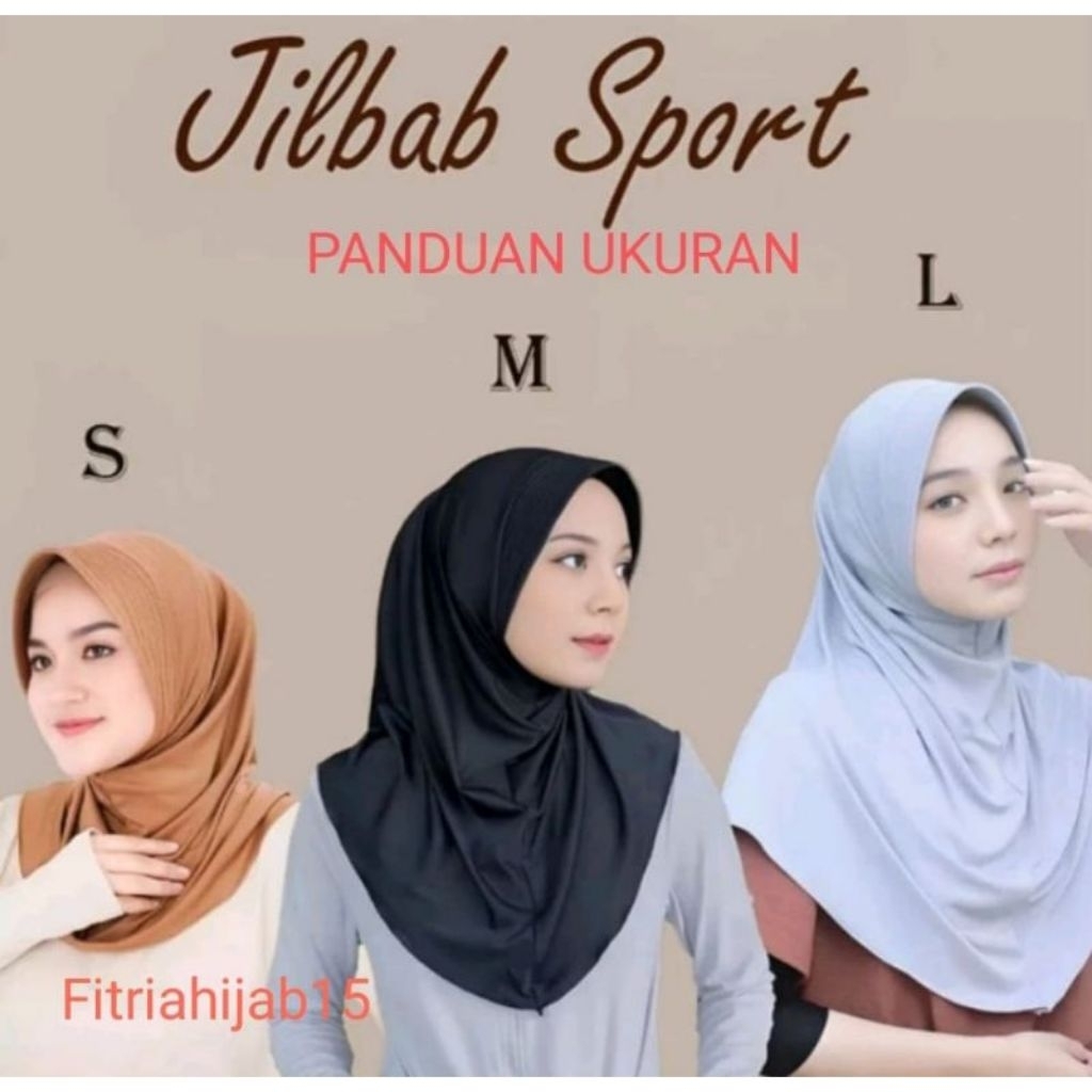 BERGO HAMIDAH SIZE L HIJAB SPORT UKURAN L JILBAB INSTAN TERMURAH ADEM DIPAKAI kudung instan