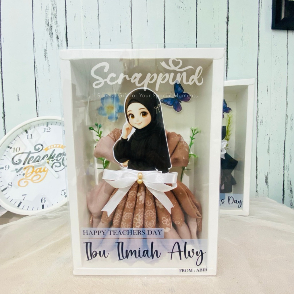 Buket Hijab Box Hadiah Hari Guru