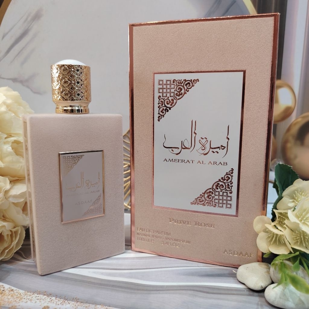 Parfum Dubai Lattafa Ameer Rose pink Asdaf 100ml wangi mewah tahan lama