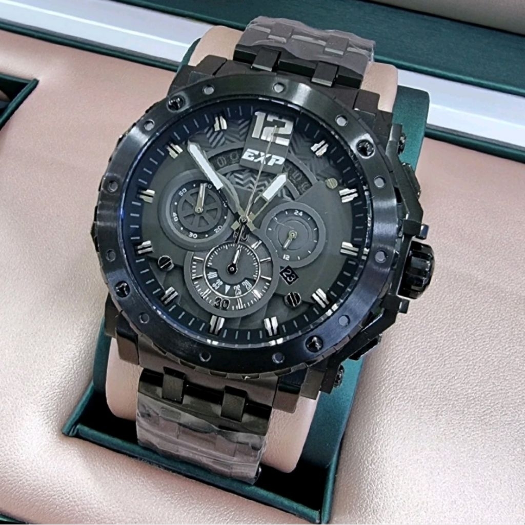 Expedition Original Exp 6402B Pria stainless steel Garansi Resmi 1 Tahun