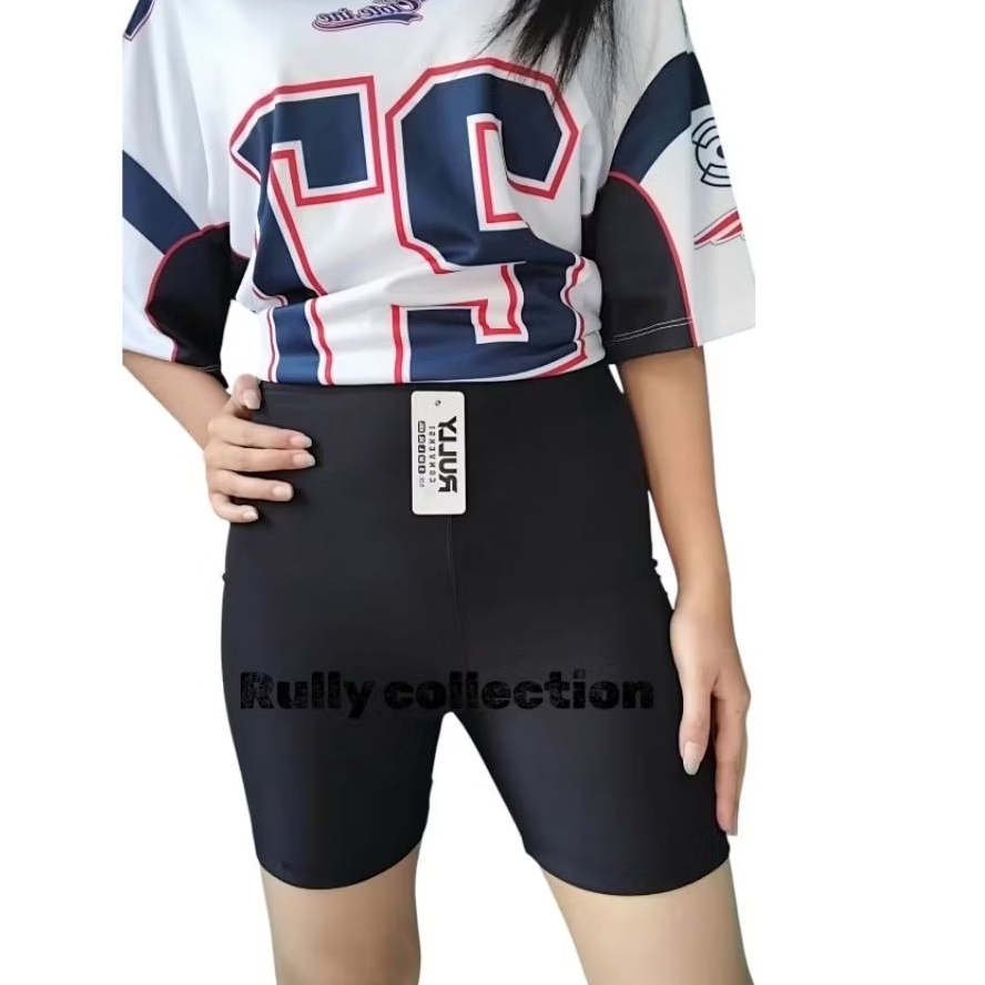 legging bawahan wanita polos shortpant/celana lejing unisex pria wanita olahraga