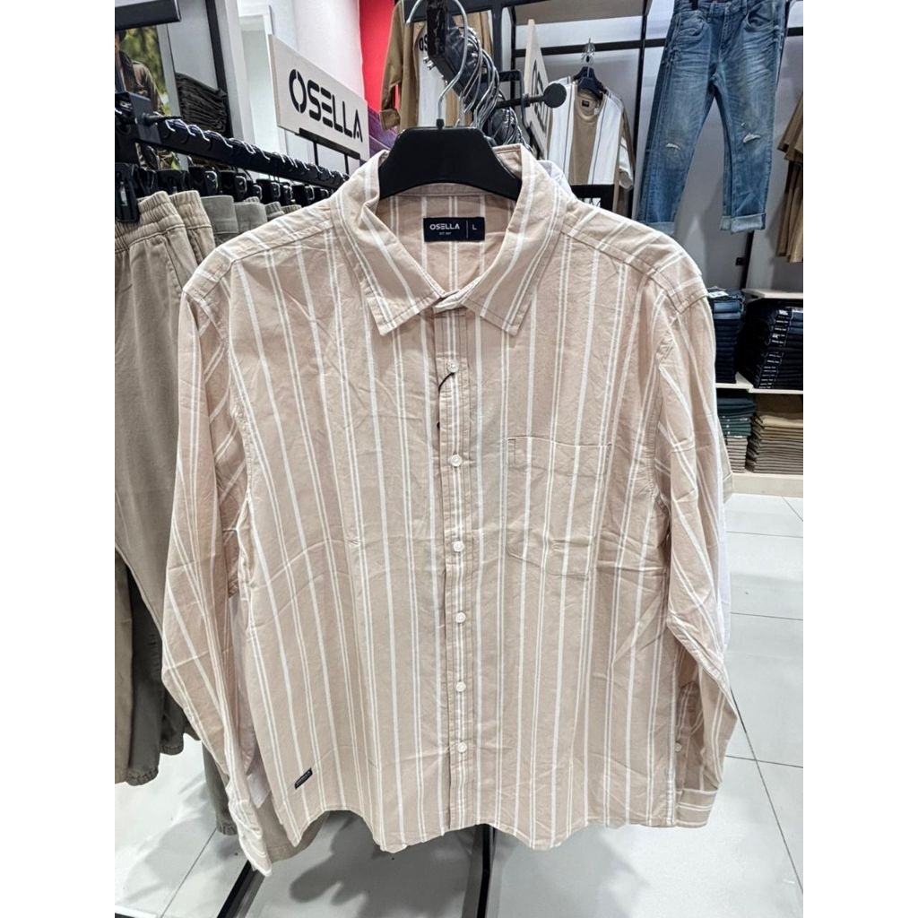 Osella Baju Atasan Kemeja Pria Dewasa Original Lengan Panjang