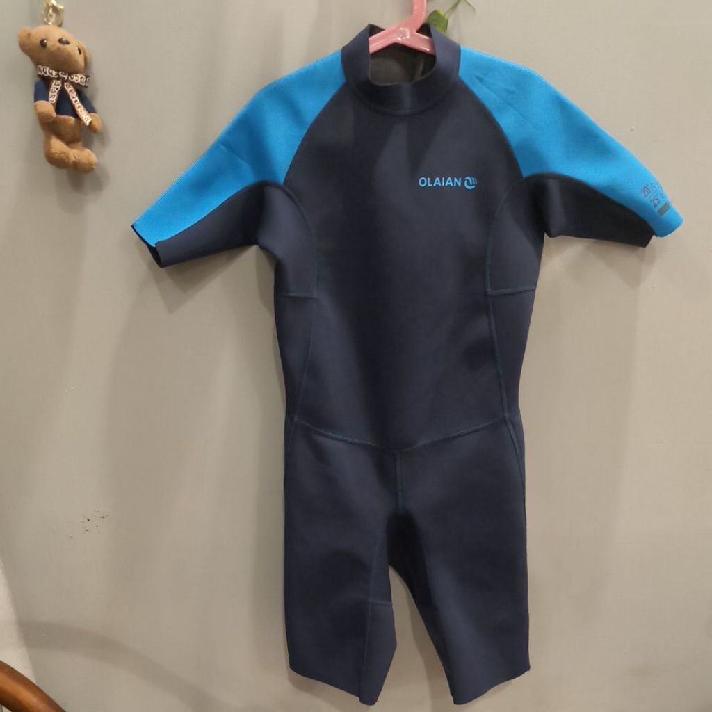 swimsuit diving neoprene anak usia remaja 9-10 tahun prelovd