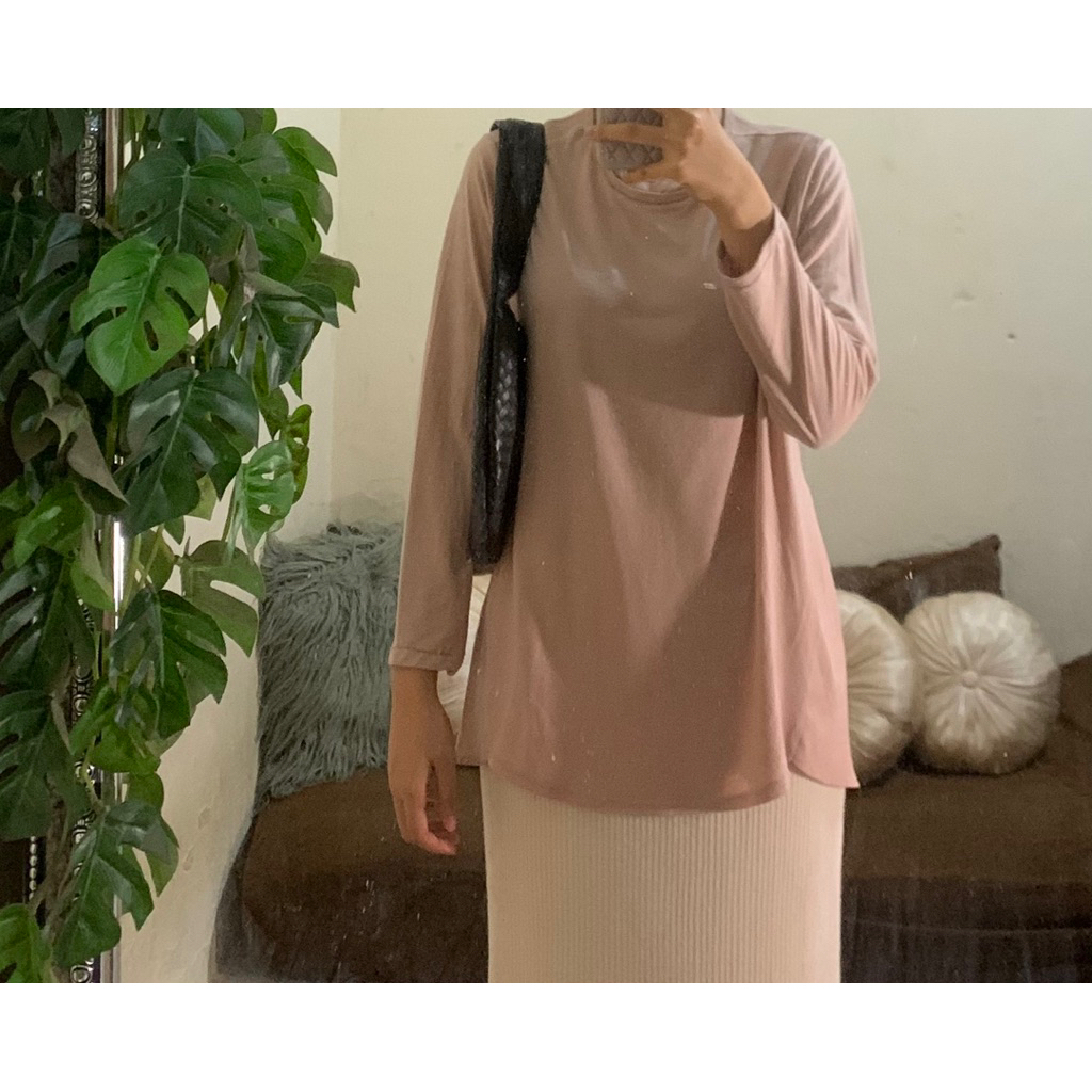 atasan wanita warna salem