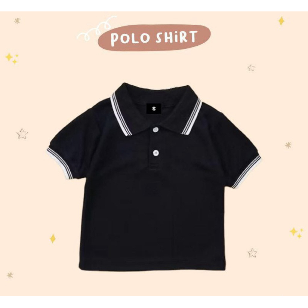 kaos polo anak/kaos kerah anak/baju polo anak/kaos wangki anak