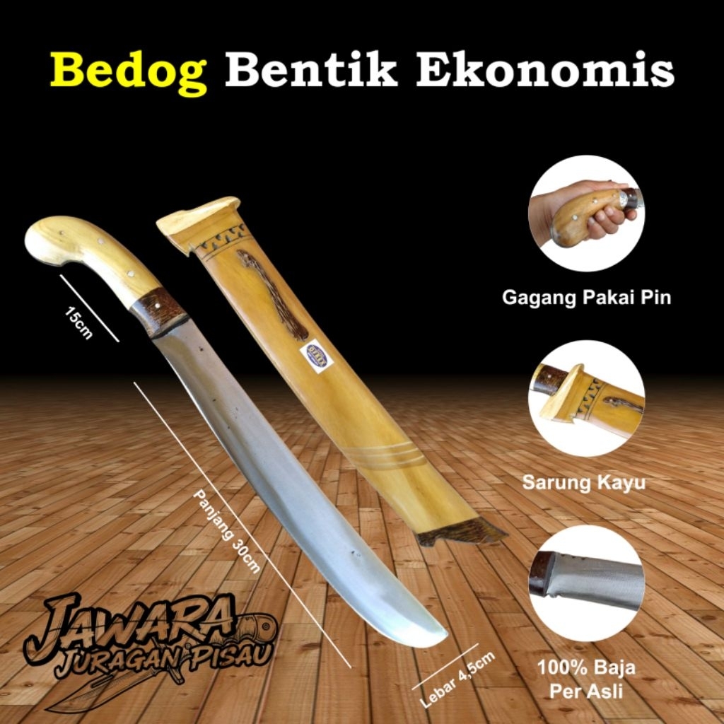 golok kebun golok kerja serbaguna pemotong bambu kayu perkakas berkebun