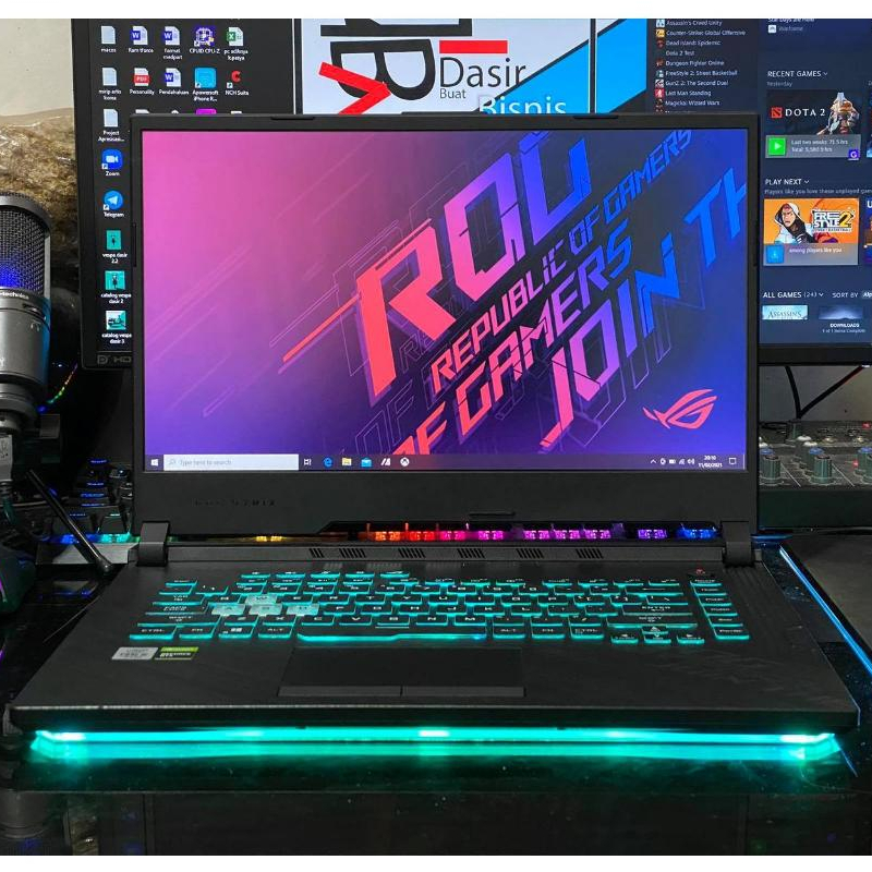 ASUS ROG G512LI | CORE I5-10300H | NVIDIA GTX1650Ti | RAM 16GB | SSD 512