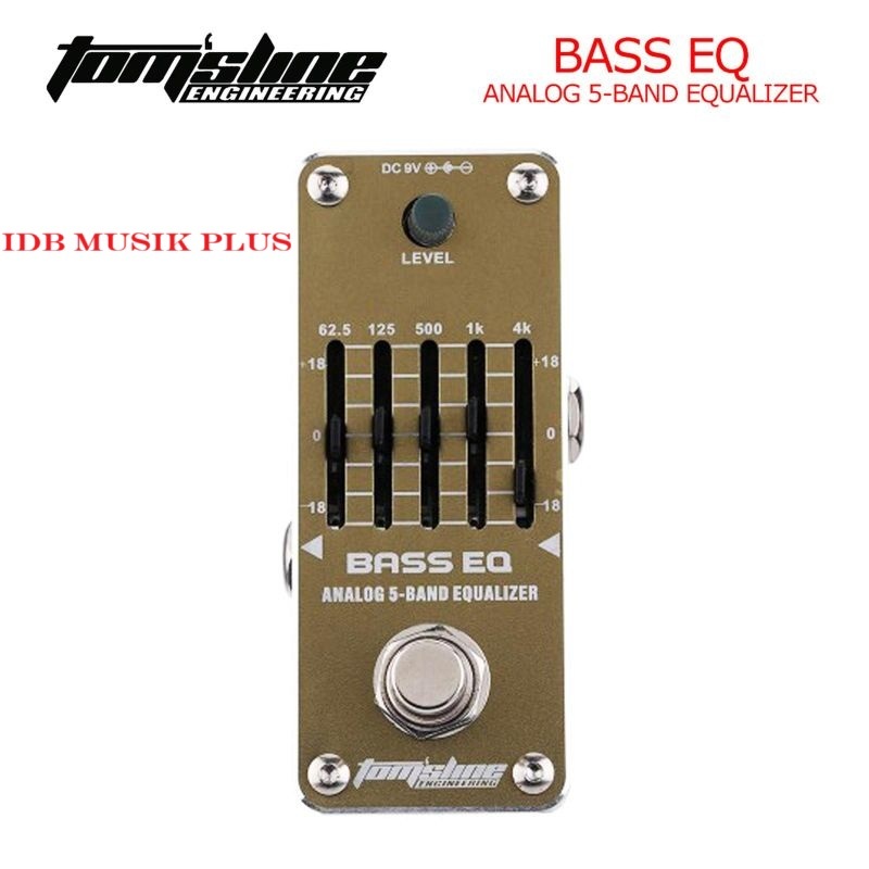Equaliser Bass Tomsline AEB3 AEB 3 5-Band Bass Equalizer Original