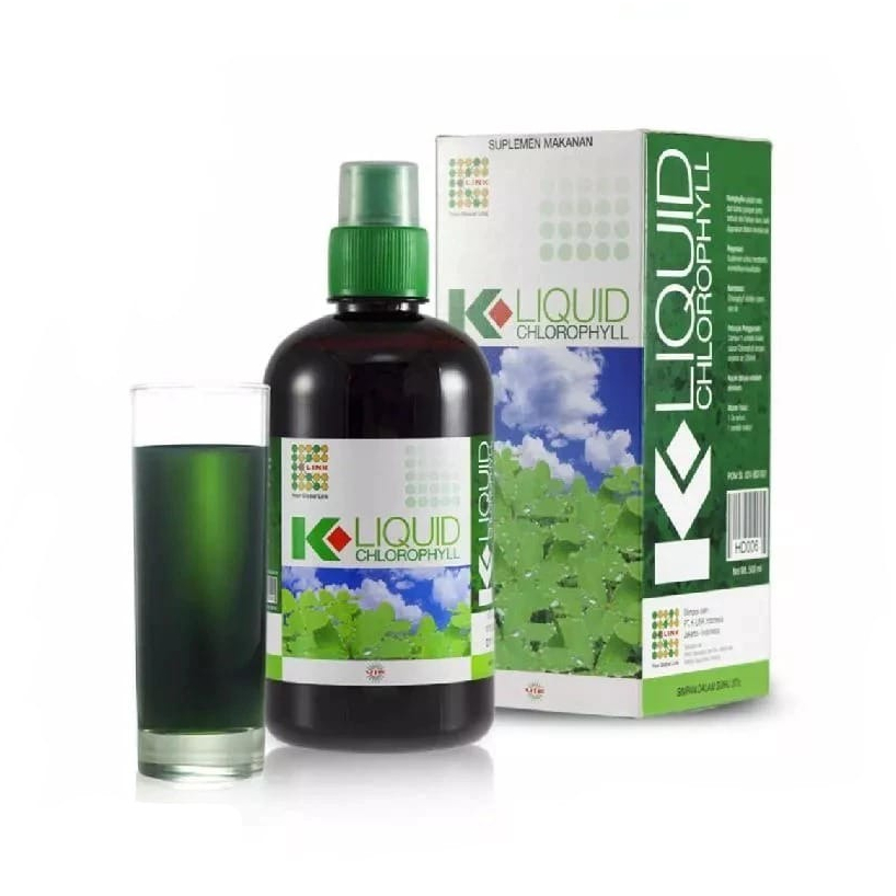 K-Liquid Chlorophyll Original K-Link Klorofil 500 ml Bantu Mendetokfikasi Turunkan Berat Badan | Bis