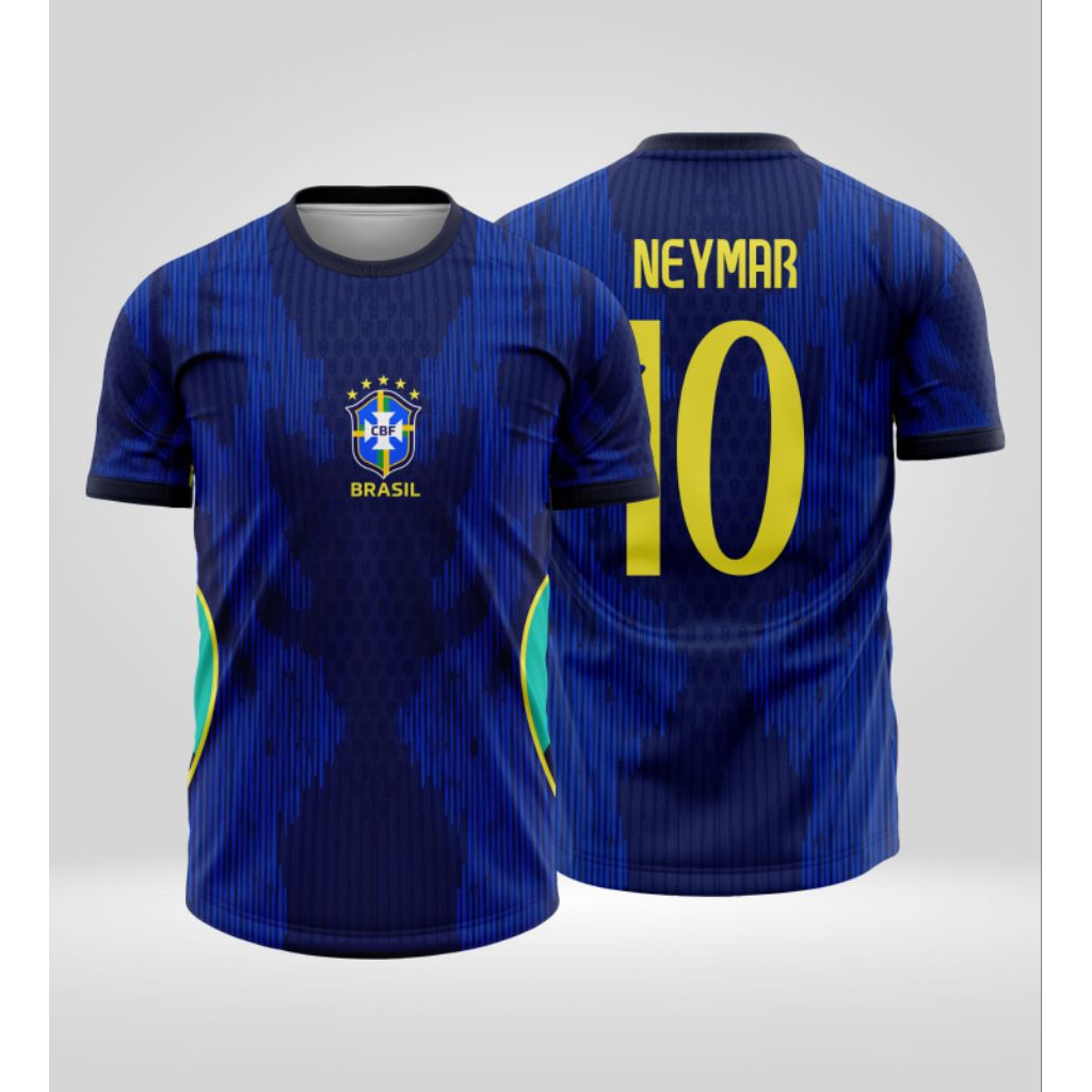 JERSEY BRAZIL BRASIL AWAY 2026 PIALA DUNIA SPESIAL EDITION NEYMAR JR GRATIS NAMA DAN NO PUNGGUNG