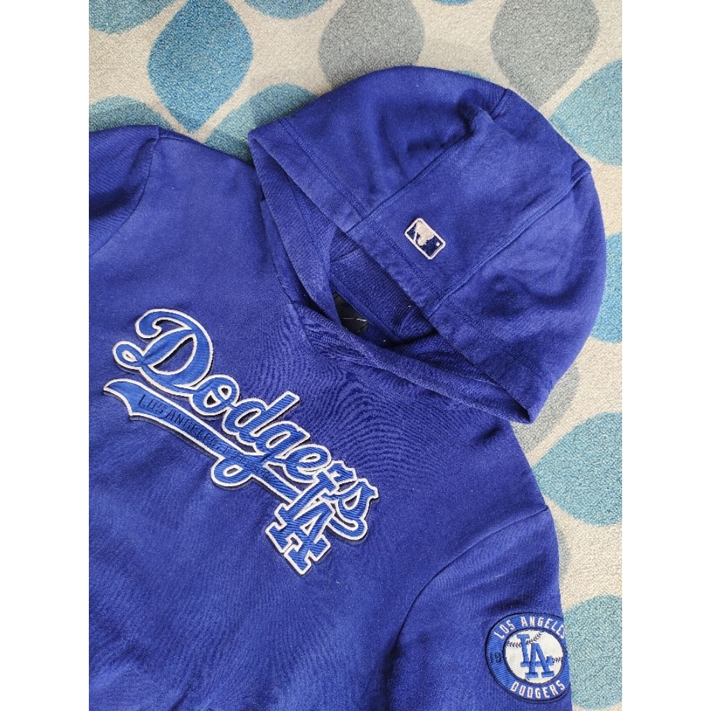 Hoodie MLB La Dodgers Biru Terang