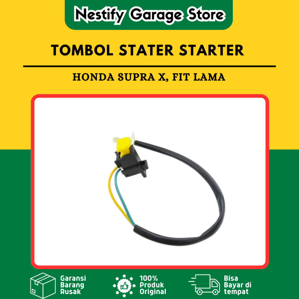 TOMBOL SAKLAR STATER HONDA SUPRA FIT X LAMA SHOGUN 110 GOOD QUALITY