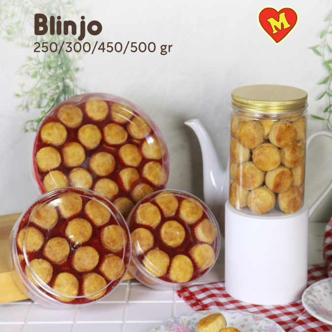 Kue Kering Blinjo Merry Cookies-Multi Prima Rasa 250/300/450/500gr