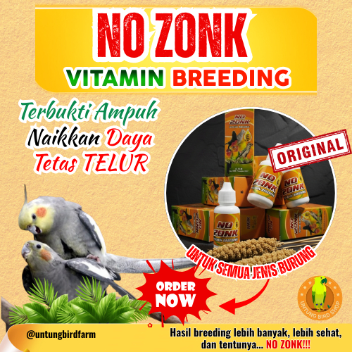 NO ZONK Vitamin Breeding Burung Falk Vitamin Ternak Burung Falk Vitamin Telur Fertil Falk