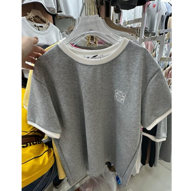 INTREND BORDERY BASIC TEE KAOS BORDIR TEBAL HALUS ADEM BANGKOK READYSTOCK