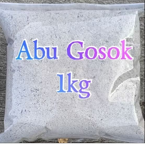 Abu gosok 1kg | abu gosok media telur asin | abu gosok media pembersih wadah