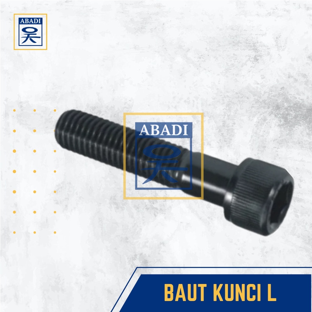 BAUT KUNCI L 6 X 10 MM - 6 X 40 MM