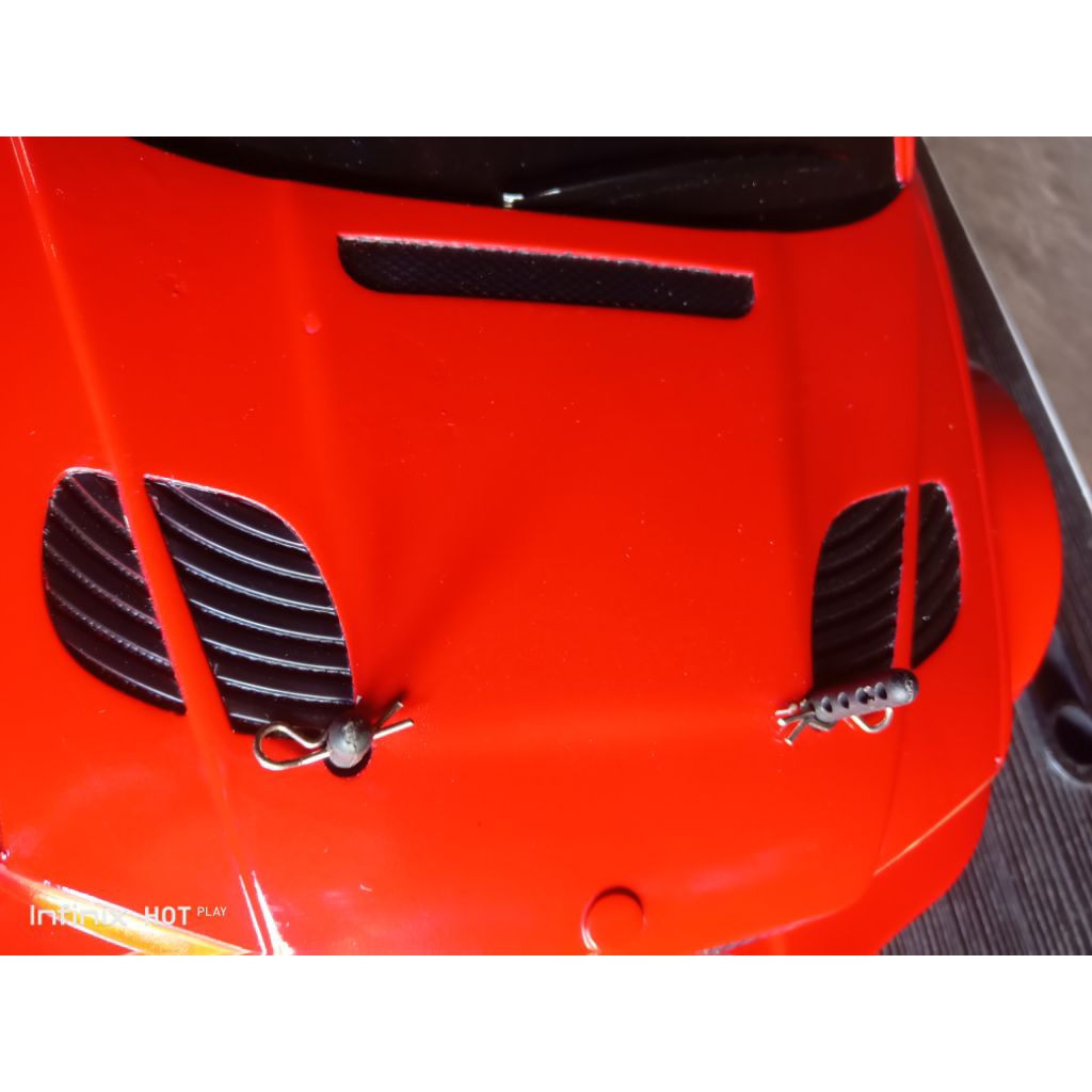 Hard body rc 1/10 model BMW M3 GTR.