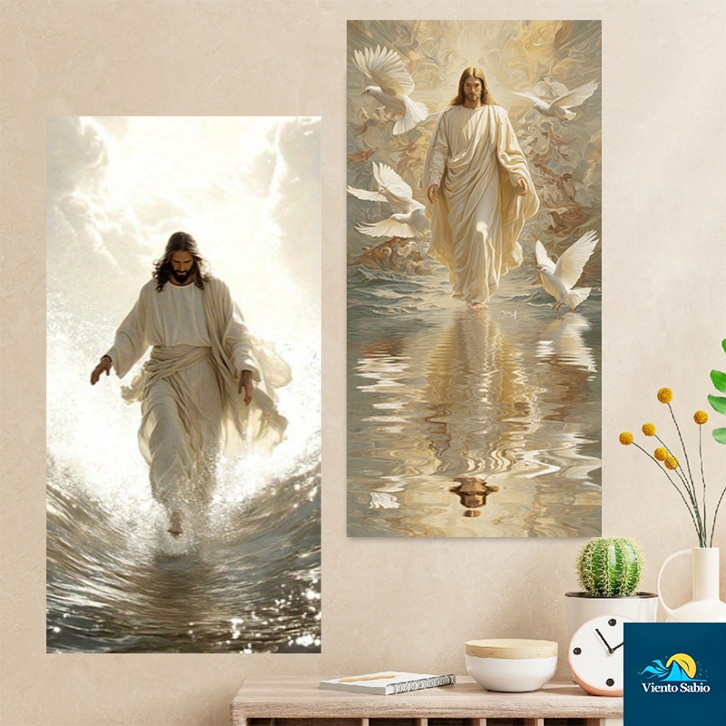 Lukisan Religius Kristen Modern Dekorasi Rumah Kristen Minimalis