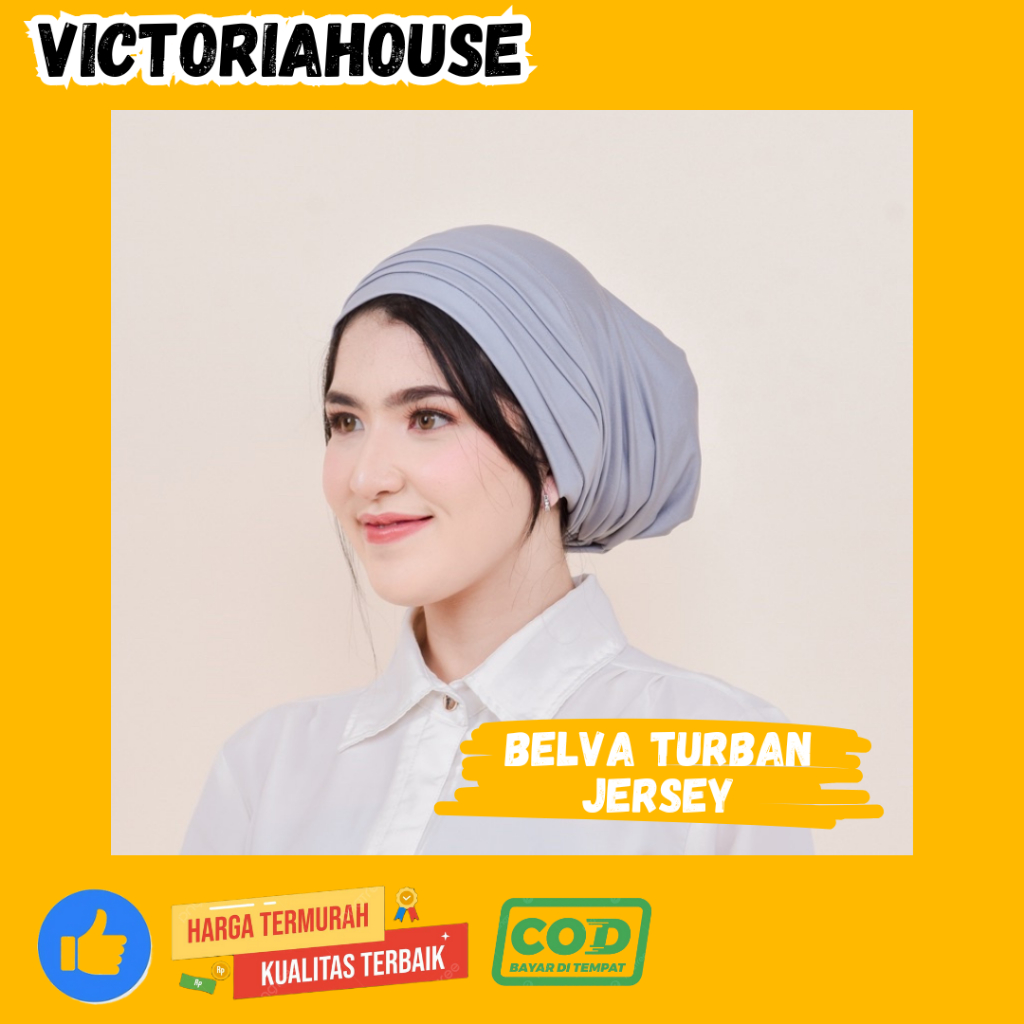 Belva Turban Instant Jersey Nyaman Dan Praktis (VC)