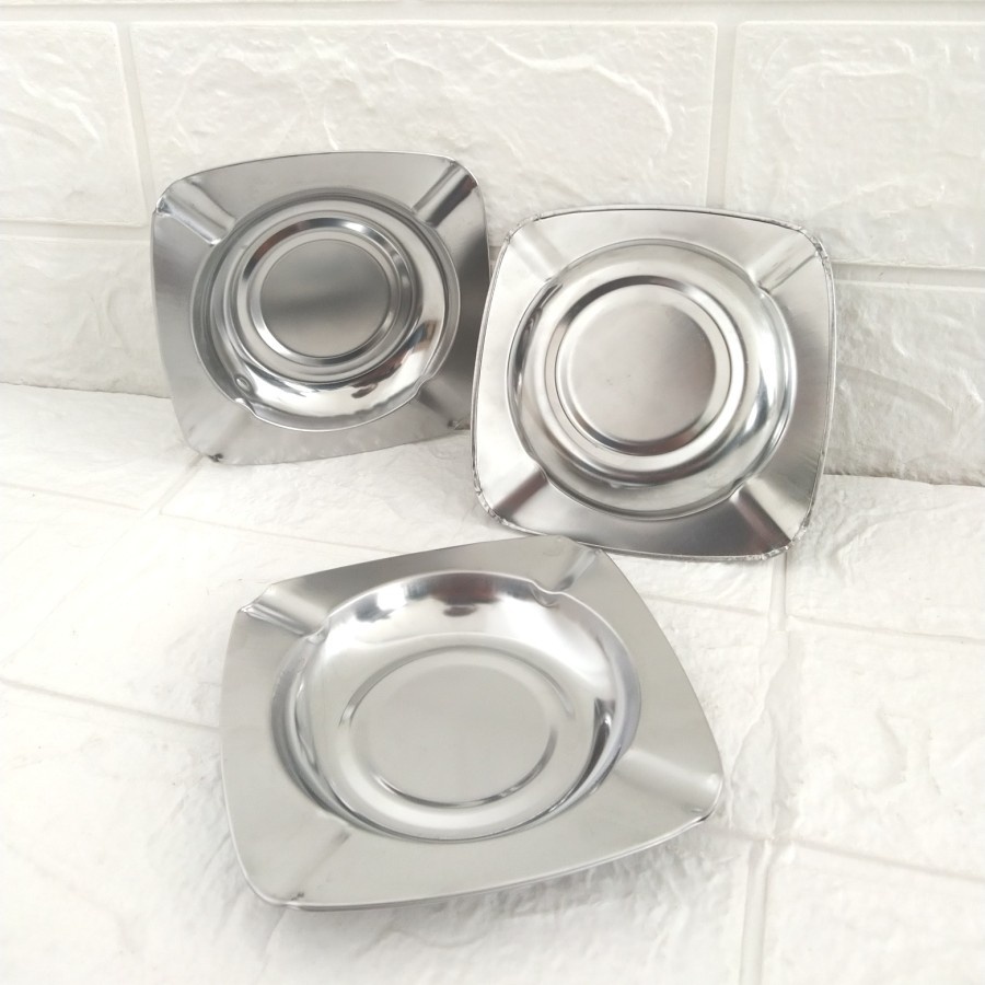 ASBAK STAINLESS ASHTRAY MURAH