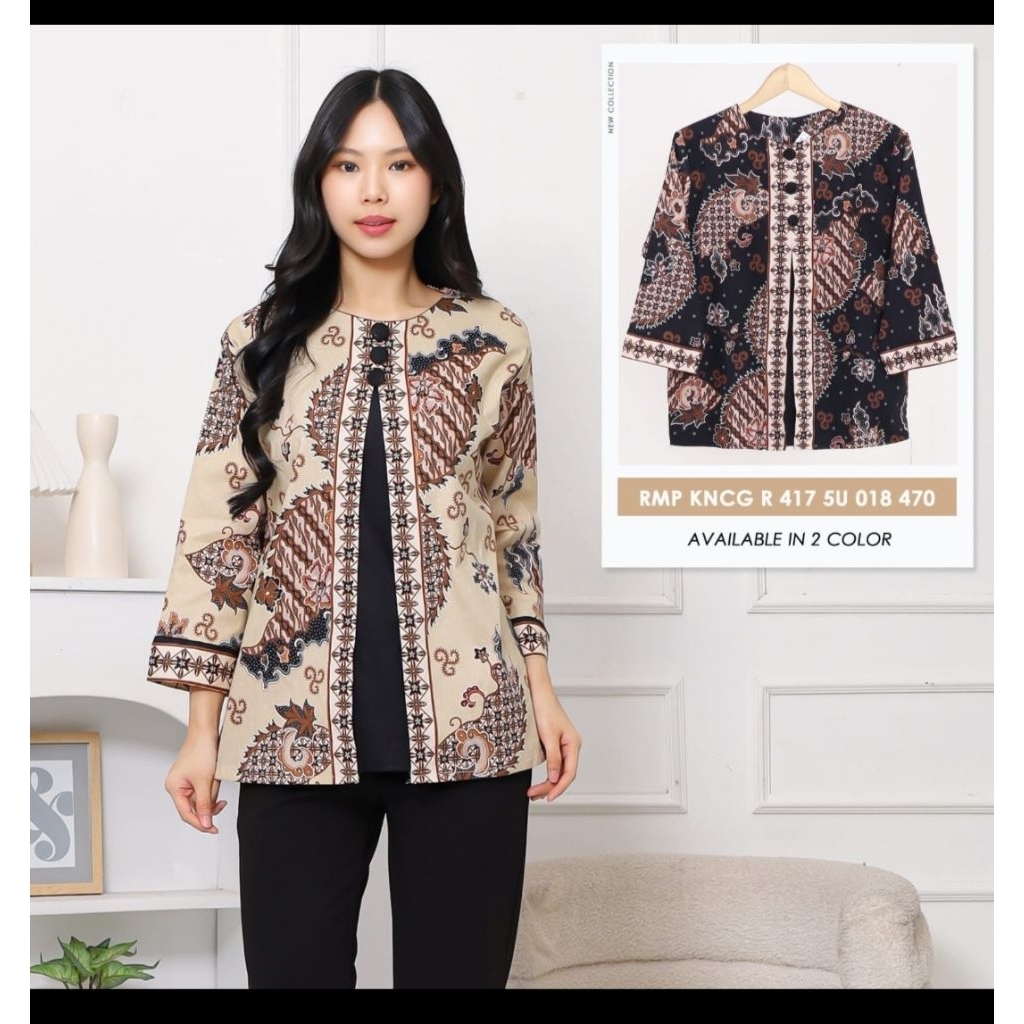Batik Julians 4L Warna Coklat