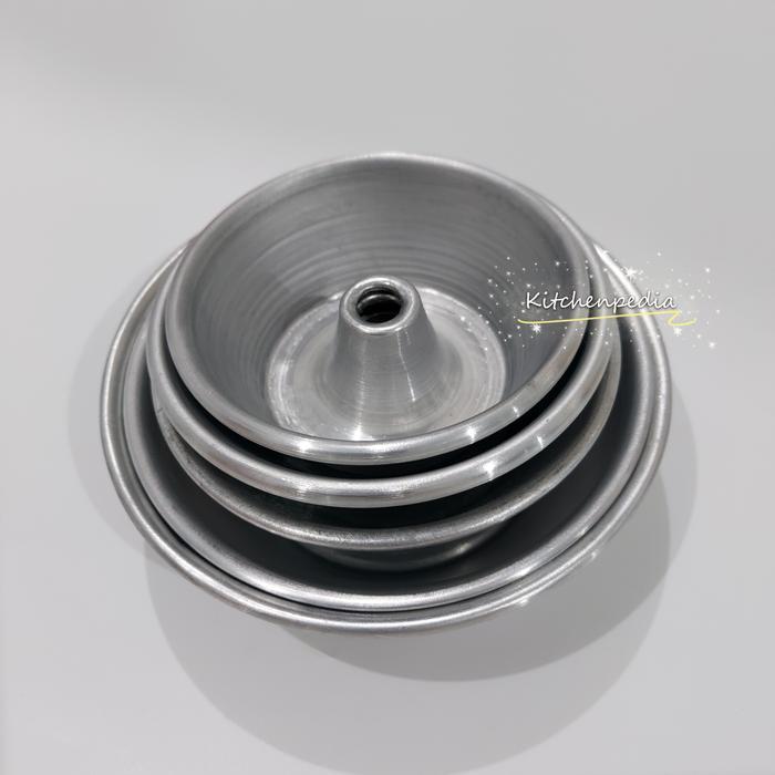 3kzz- Loyang Bolu Tulban Mini / Cetakan Pulde / Donat Indomie (8 Cm 1 Lusin)