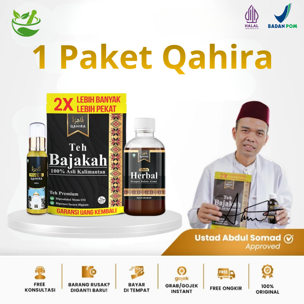 Qahira Teh Bajakah QAHIRA Minyak Herbal Atasi Benjolan, Tumor, Kanker, Kista dan Lipoma Secara Alami