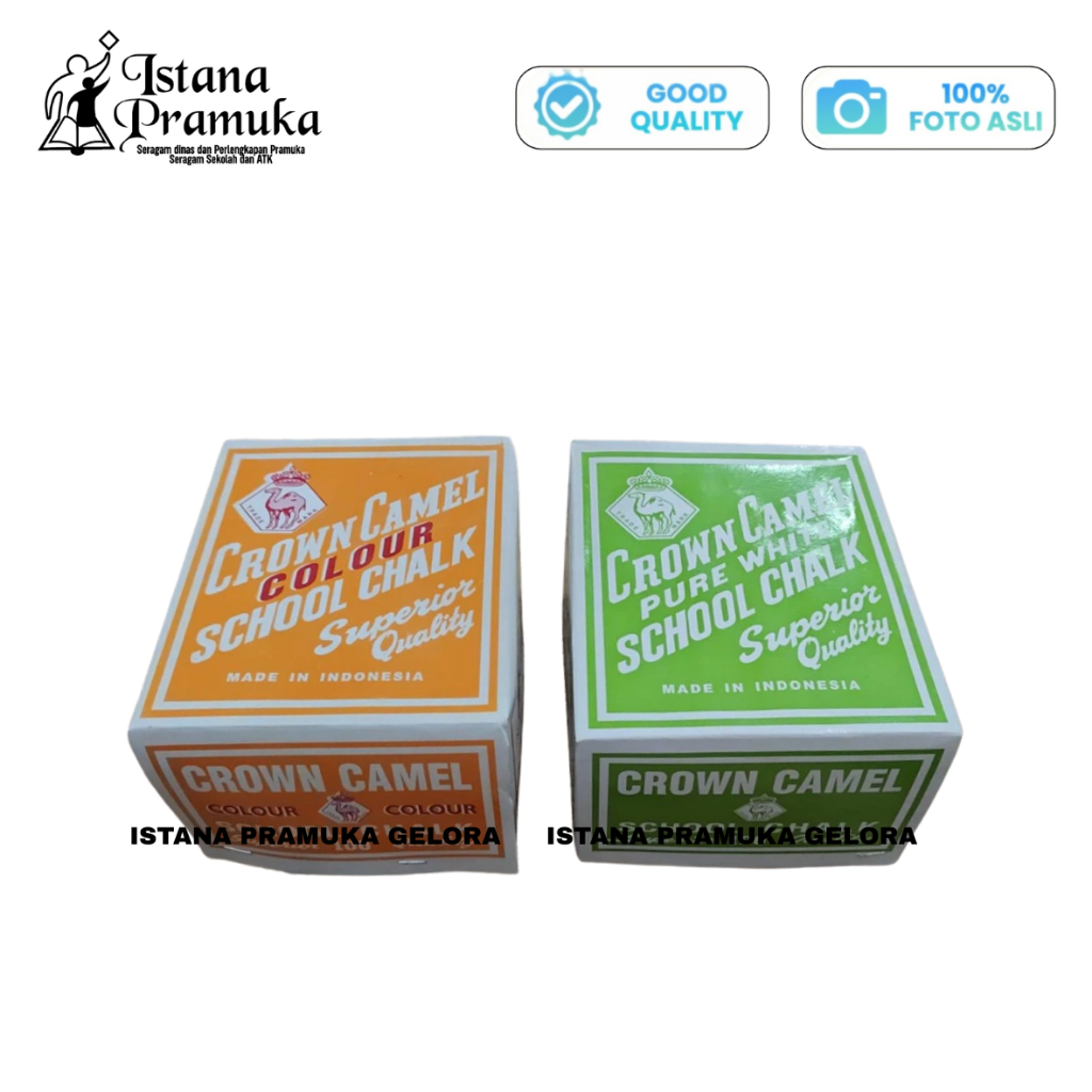 KAPUR TULIS PUTIH / KAPUR TULIS WARNA / KAPUR PAPAN TULIS - Istana Pramuka Gelora